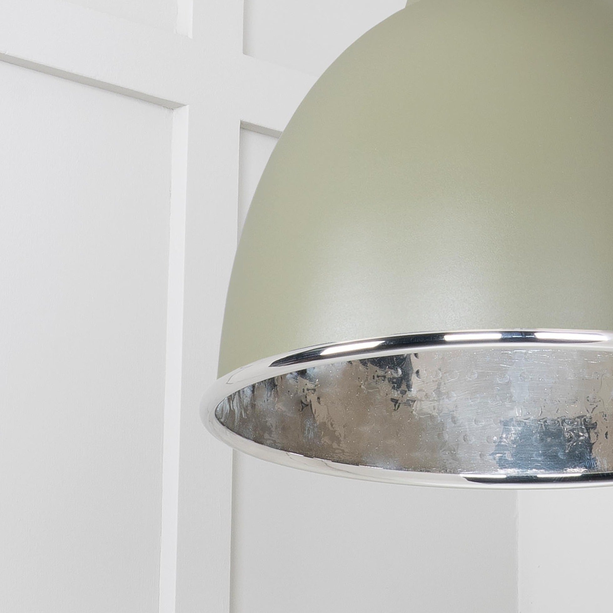  SHOW Close Up Image of Brindley Cluster Light in Tump in Hammered Nickel