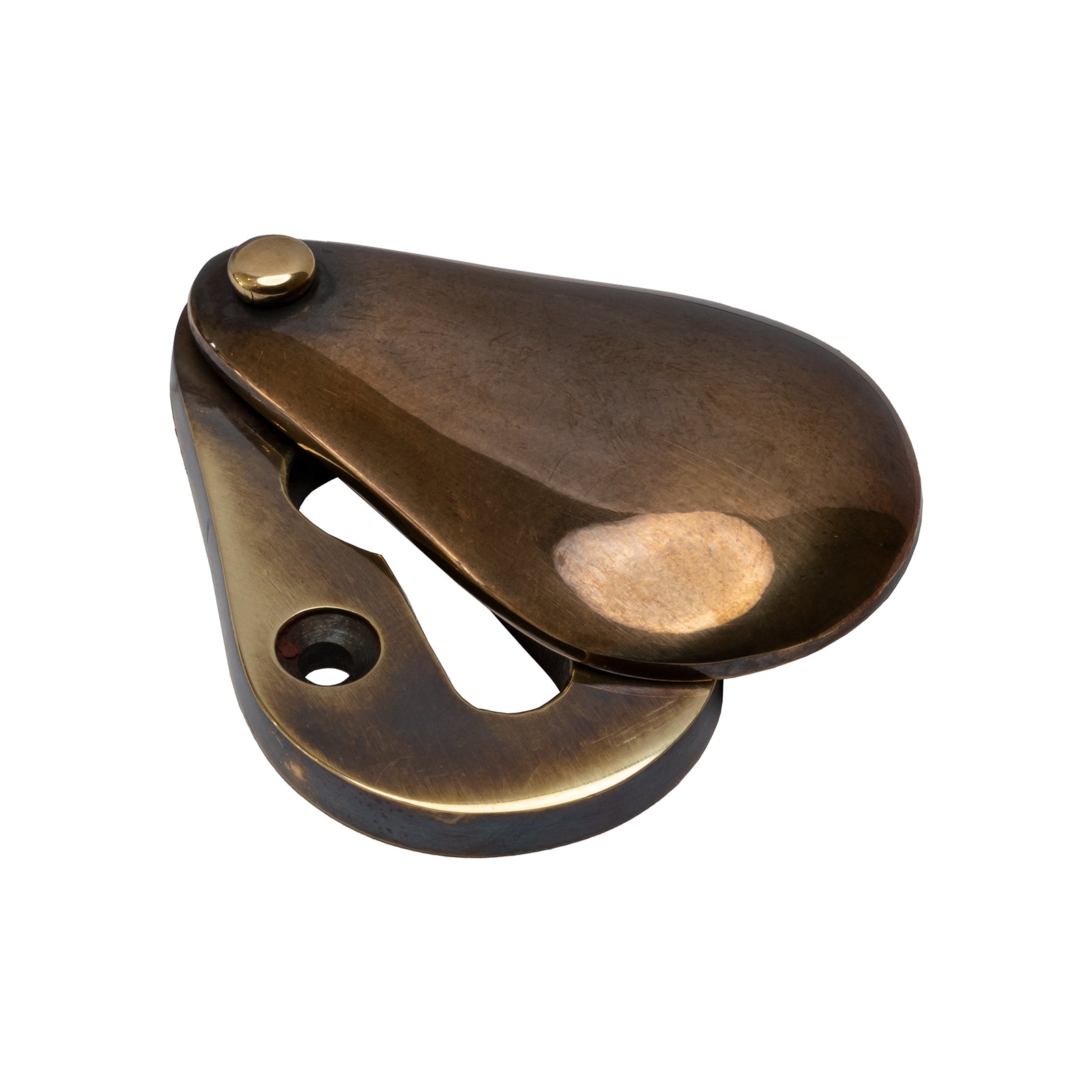 Antique Brass Pear Drop Escutcheons SHOW