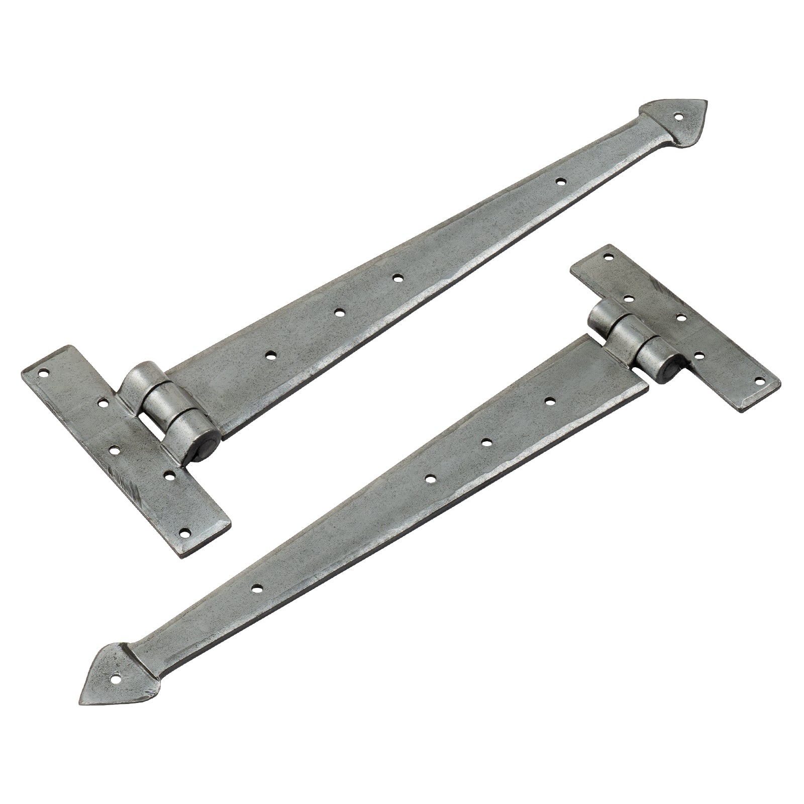 Arrow End T Hinges Pewter 15 Inches