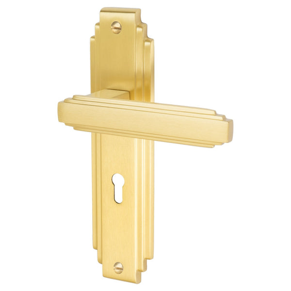 Astoria Door Handles On Plate