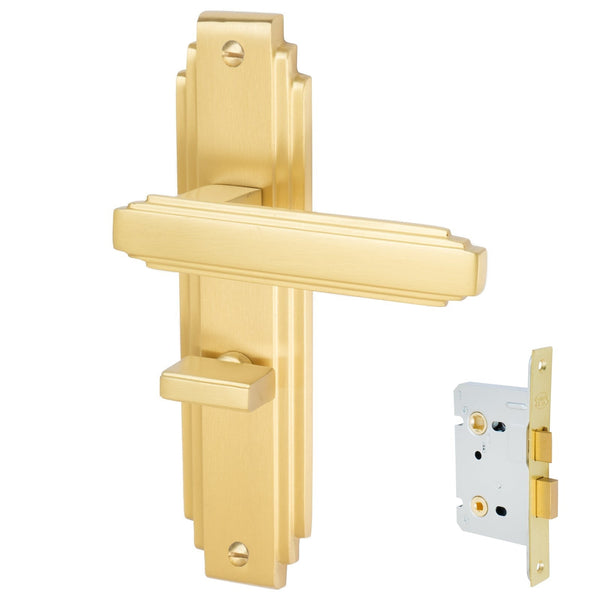 Astoria Door Handles On Plate