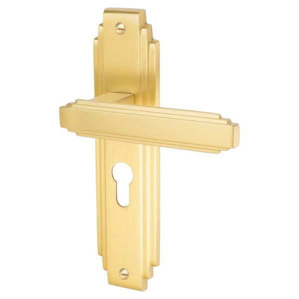 Astoria Door Handles On Plate