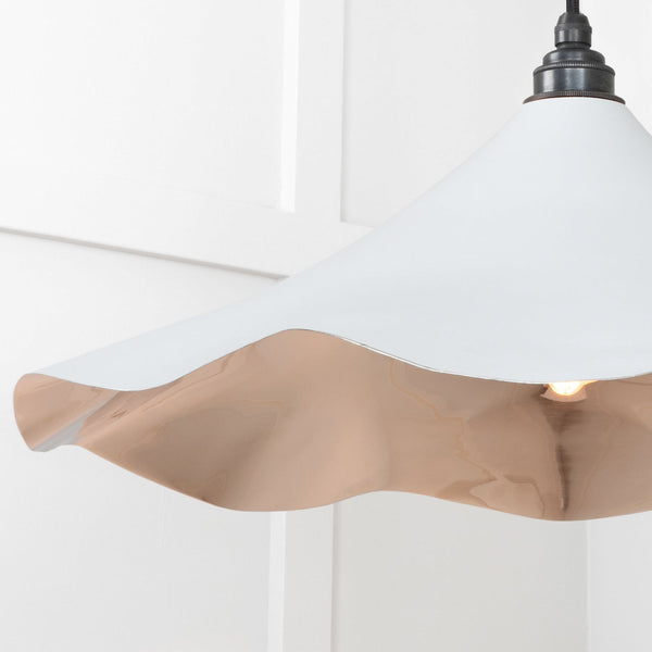 SHOW SHOW Close Up Image of Flora Ceiling Light in Birch in smooth Nickel