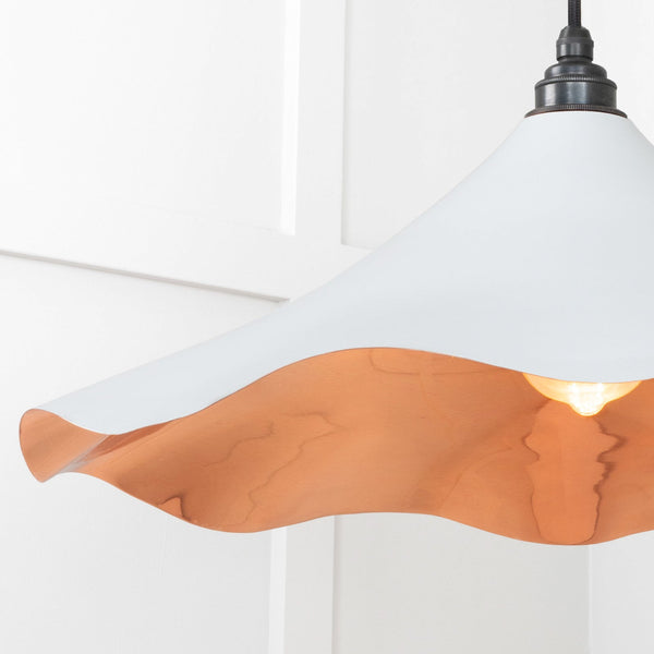 SHOW SHOW Close Up Image of Flora Ceiling Light in Birch in smooth Copper