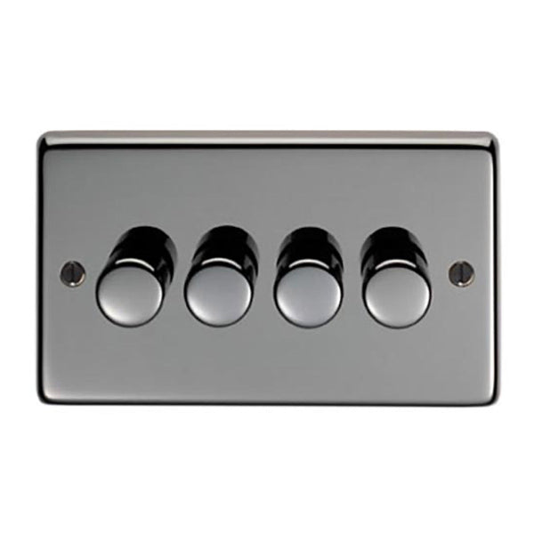 SHOW Image of Quad LED Dimmer Switch with Black Nickel finish