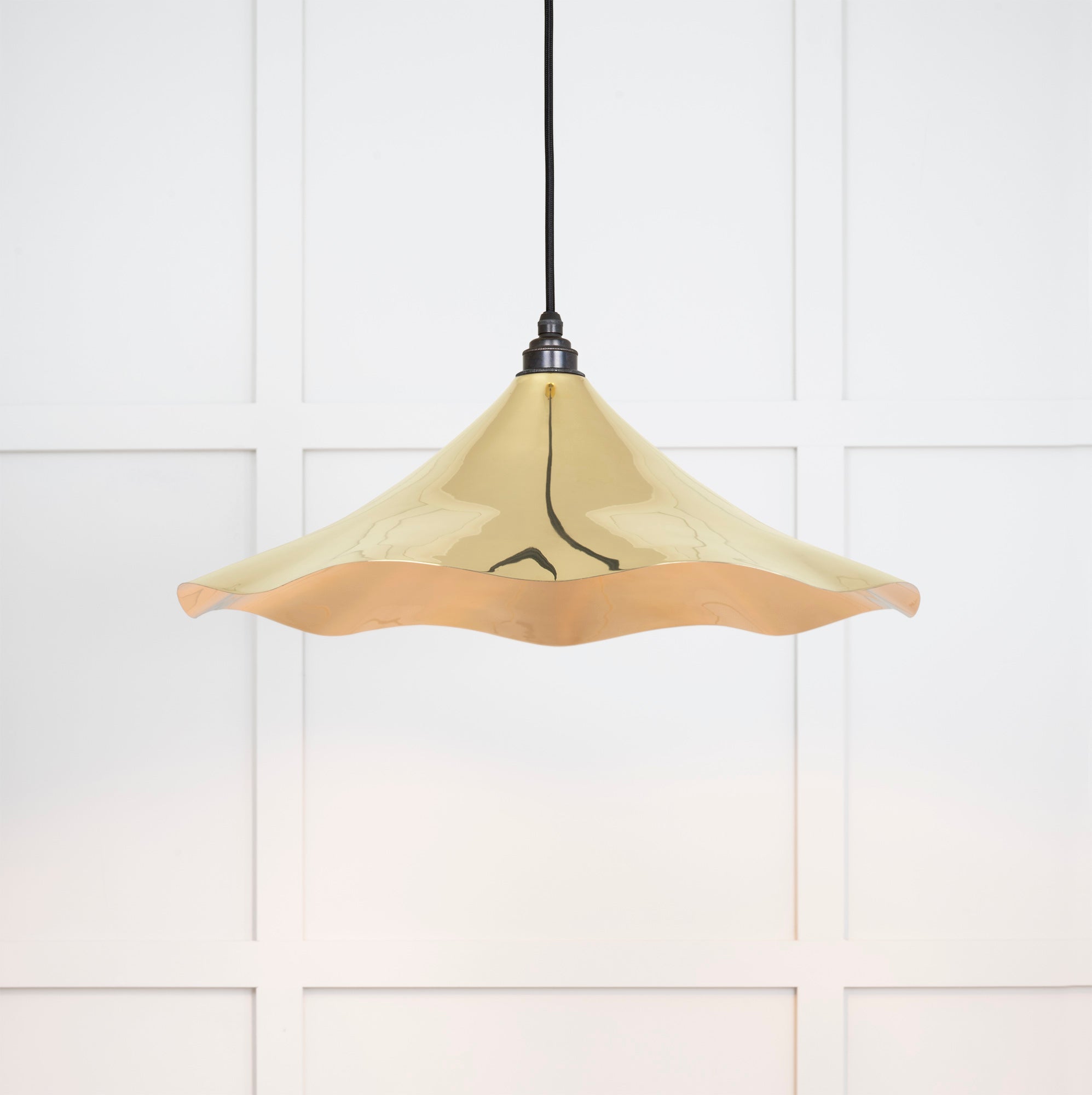  Image of Flora Ceiling Light in Brass