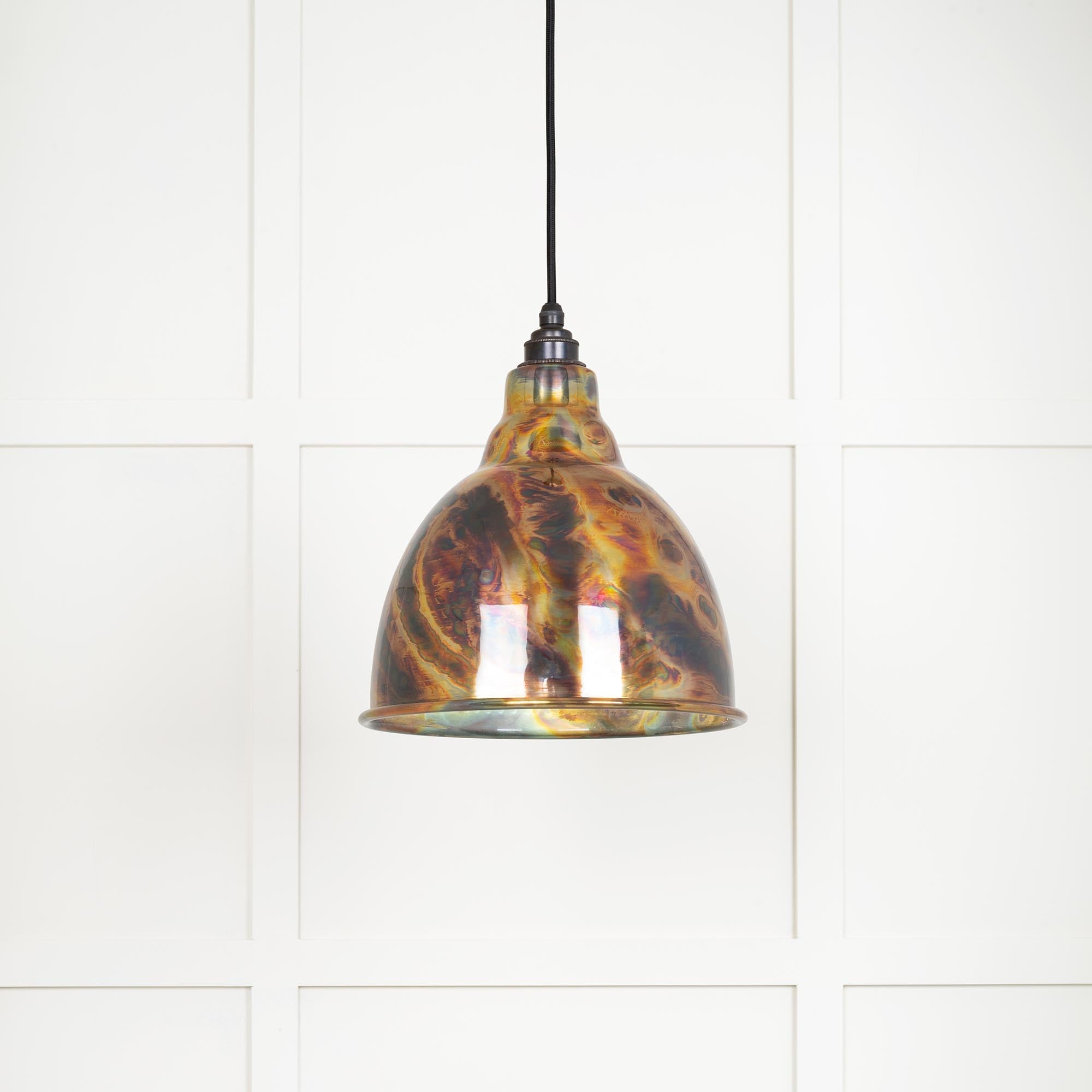 Image of Brindley Ceiling Light in Burnished Brass