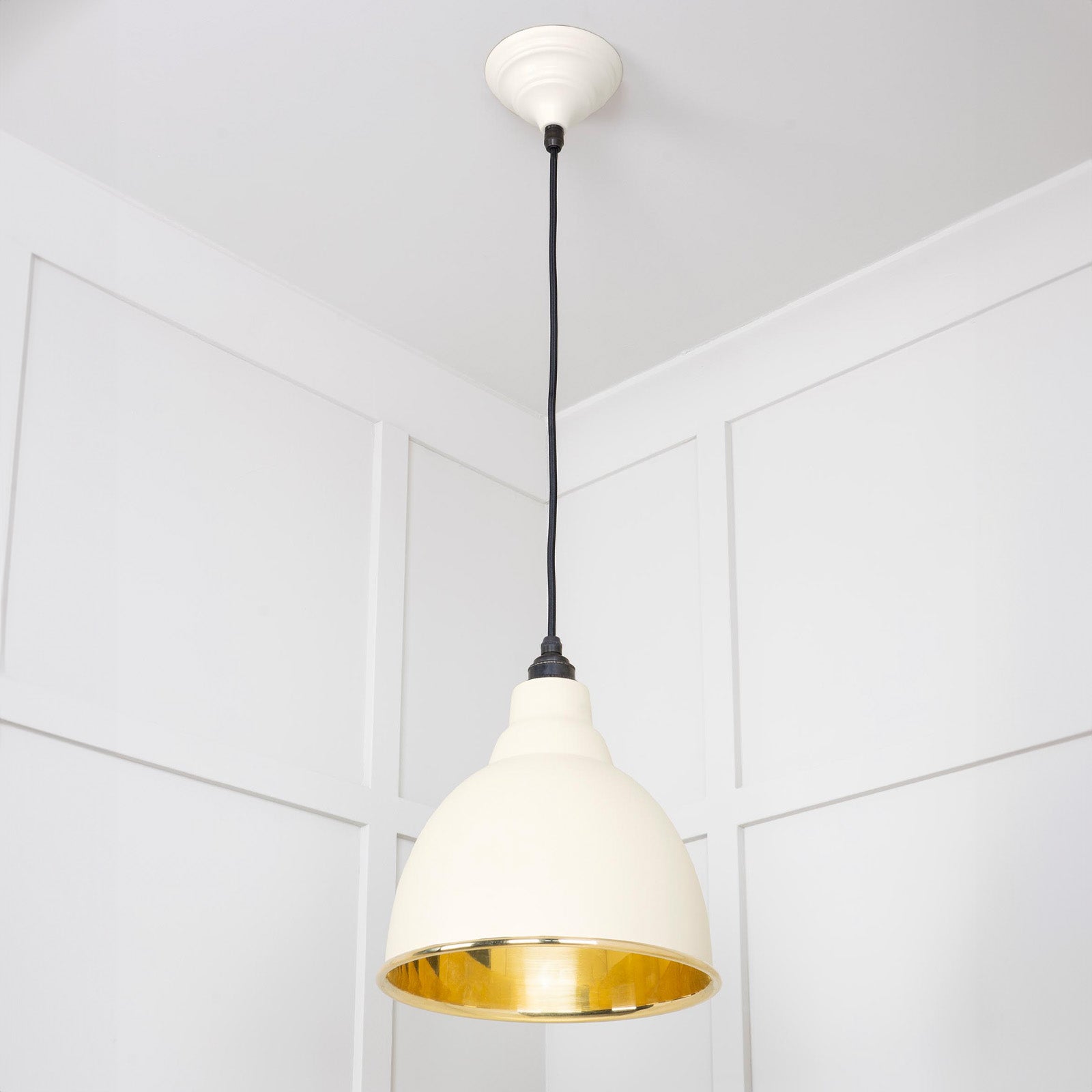 SHOW Full Image of Hanging Brindley Ceiling Light in Teasel