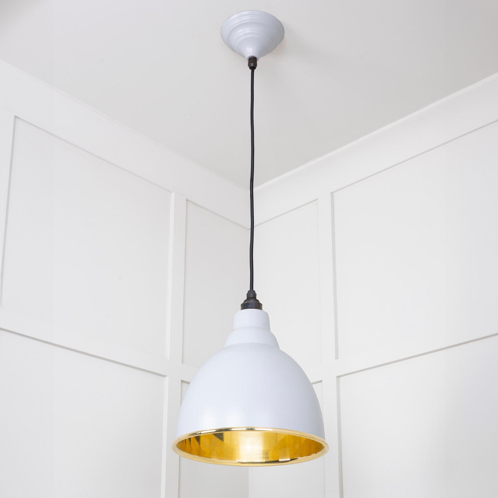 SHOW SHOW Full Image of Hanging Brindley Ceiling Light in Birch