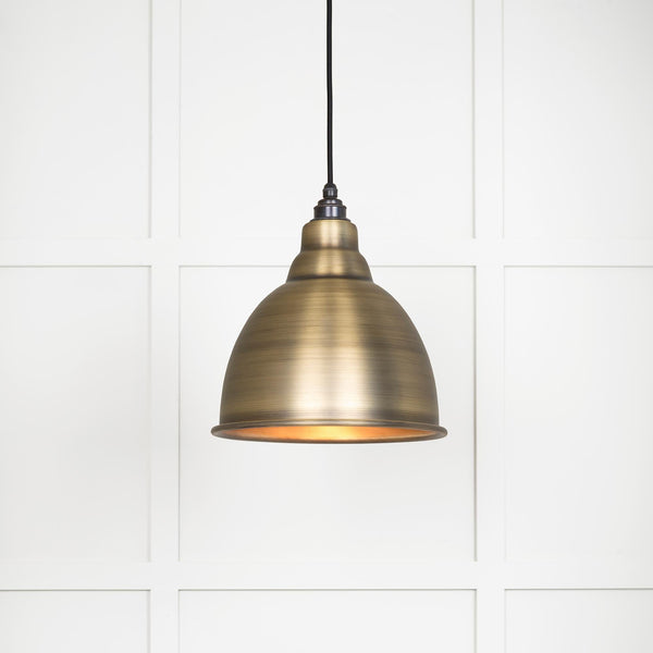 Image of Brindley Ceiling Light in Antique Brass