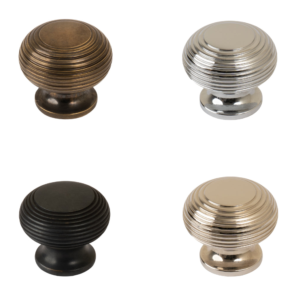 Reeded Beehive Antique Cabinet Kitchen Drawer Knobs Handles Polished N –  JonesandGrey