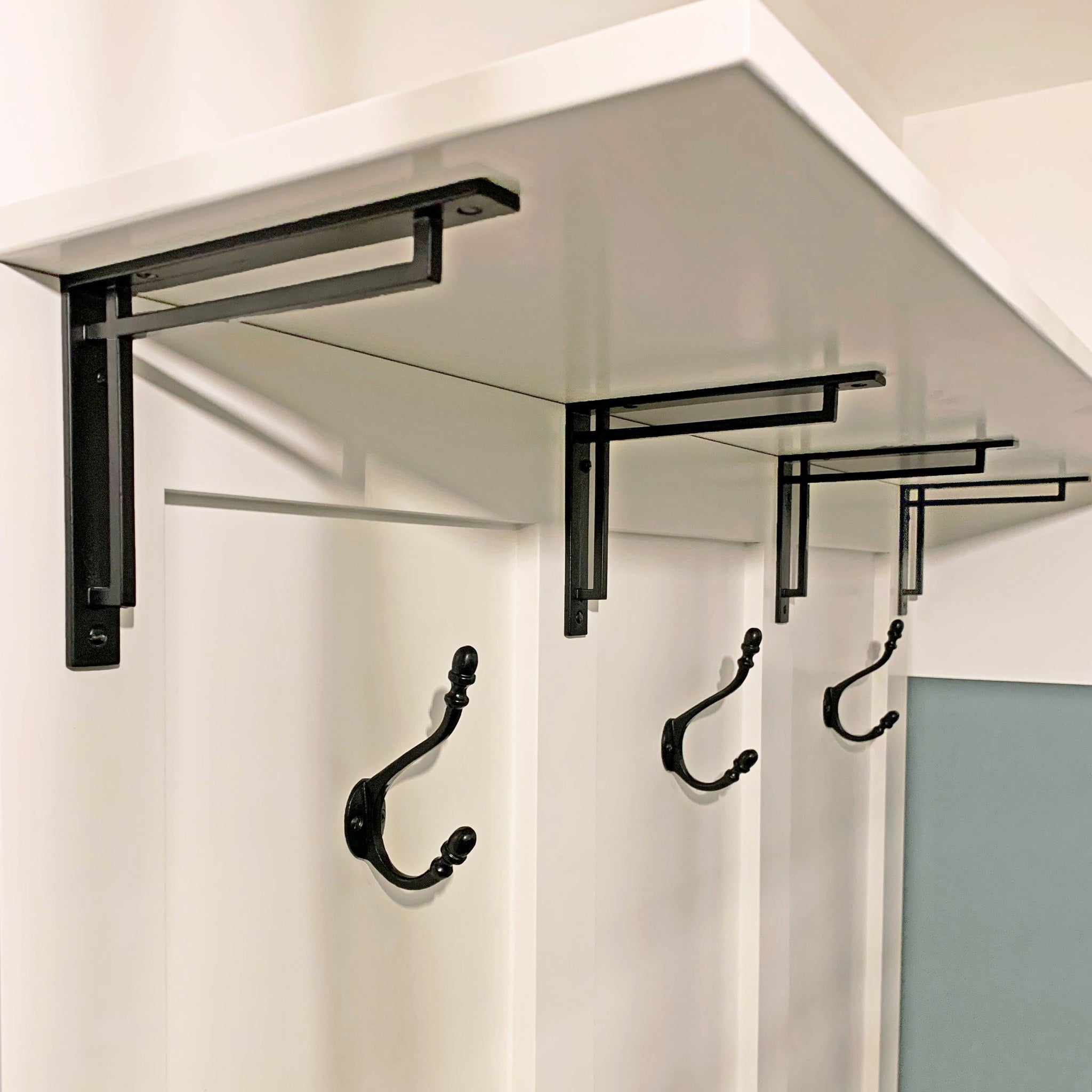 art deco narrow shelf brackets SHOW