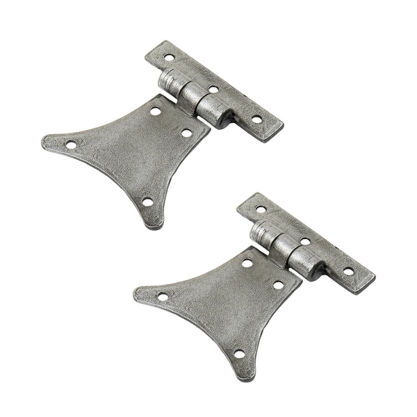 Half Butterfly cabinet Hinges PEWTER  SHOW