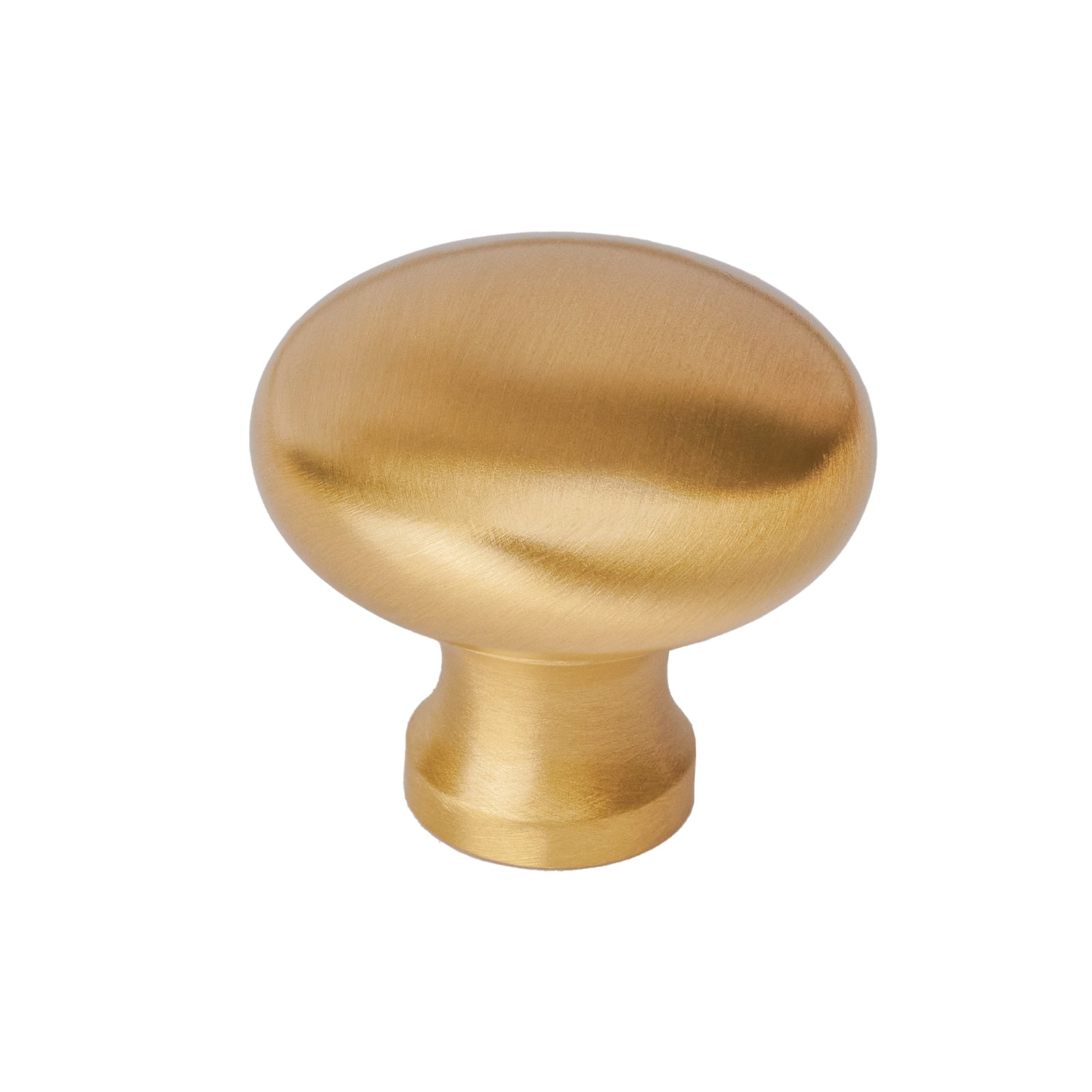 satin brass cabinet knob