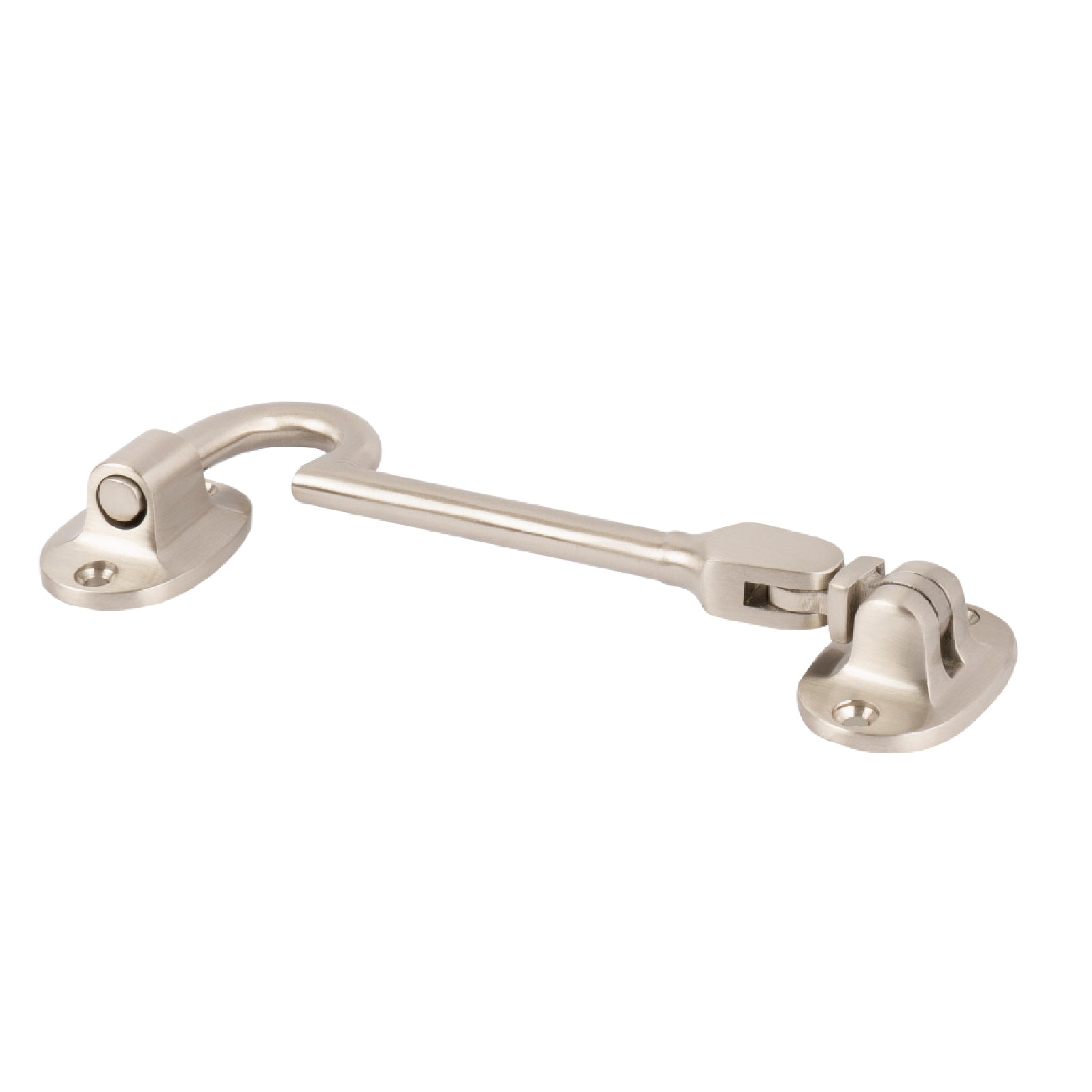 satin nickel 4 inch cabin hook, hook eye door latch