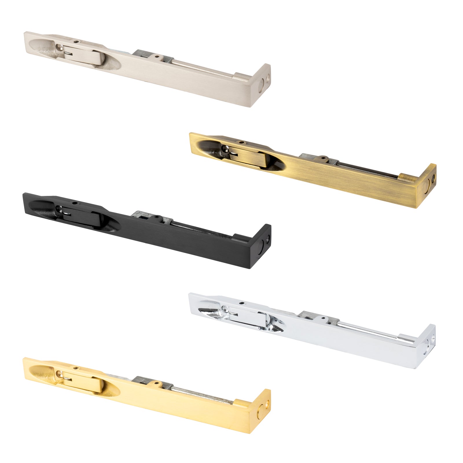 Classic Flush Bolts 8 Inch French Door Bolts