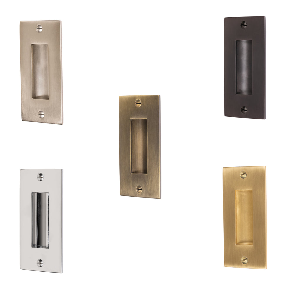 Traditional Flush Pull Handle | Sliding & Pocket Door Handles