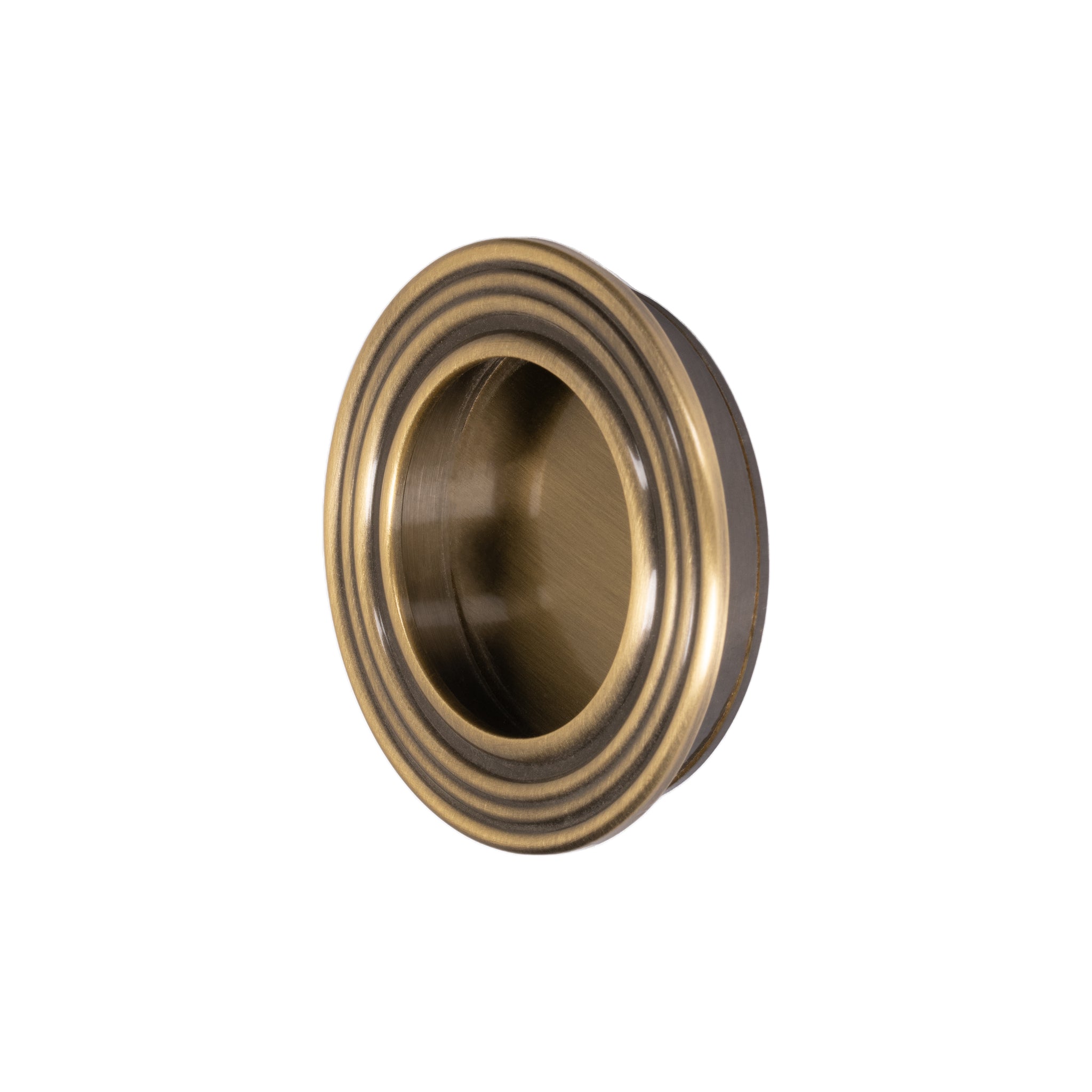 antique brass circular sliding door handle SHOW