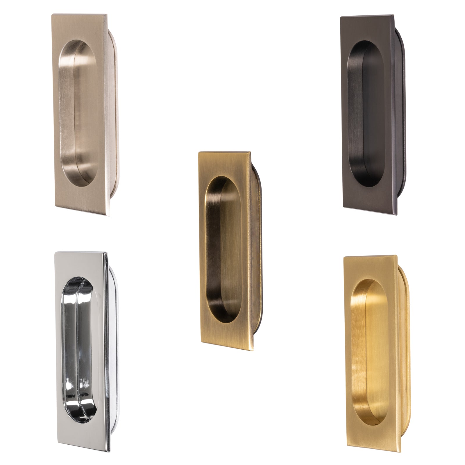Modern Flush Pull Handle | Sliding & Pocket Door Furniture