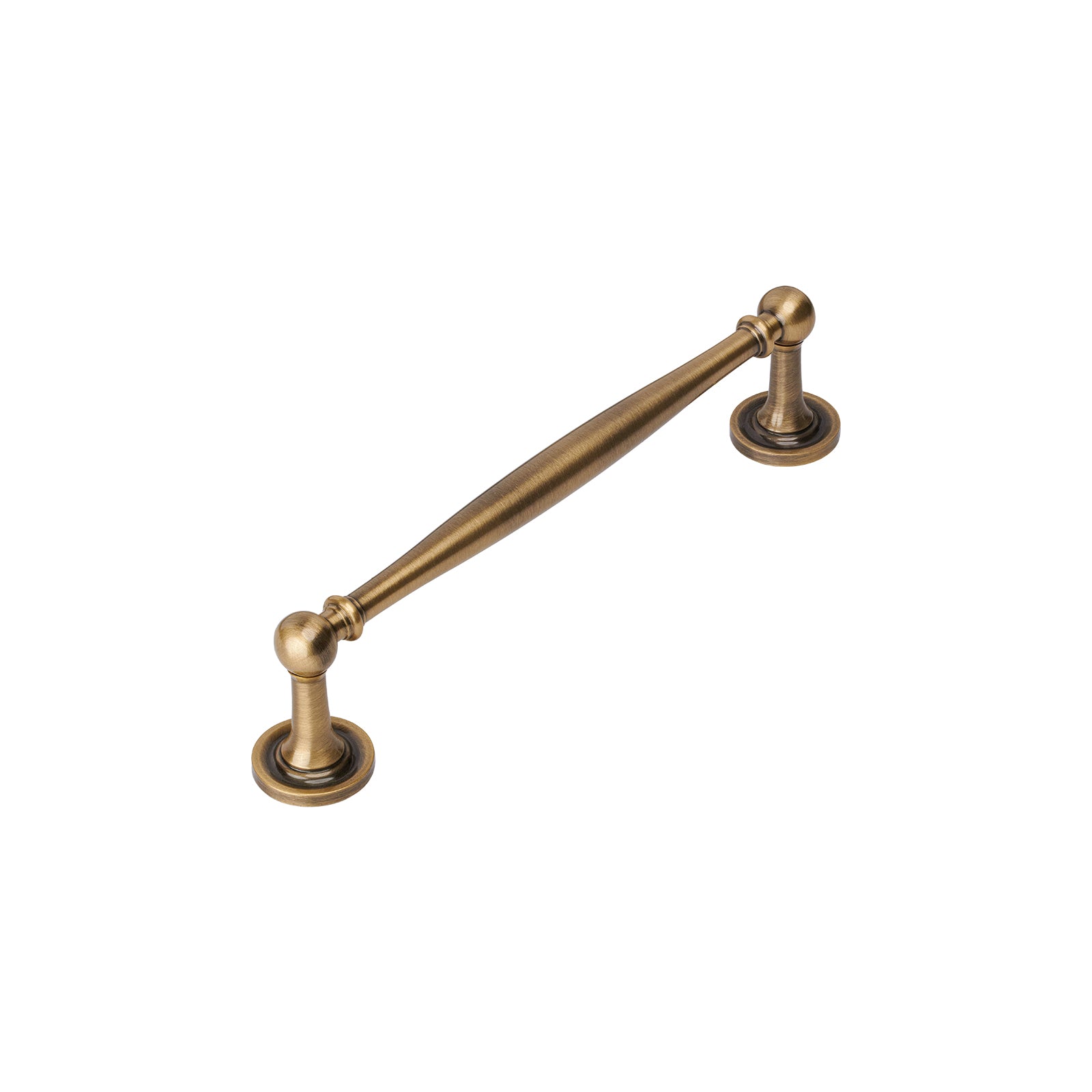 antique brass Colonial pull handle, kitchen pull handle