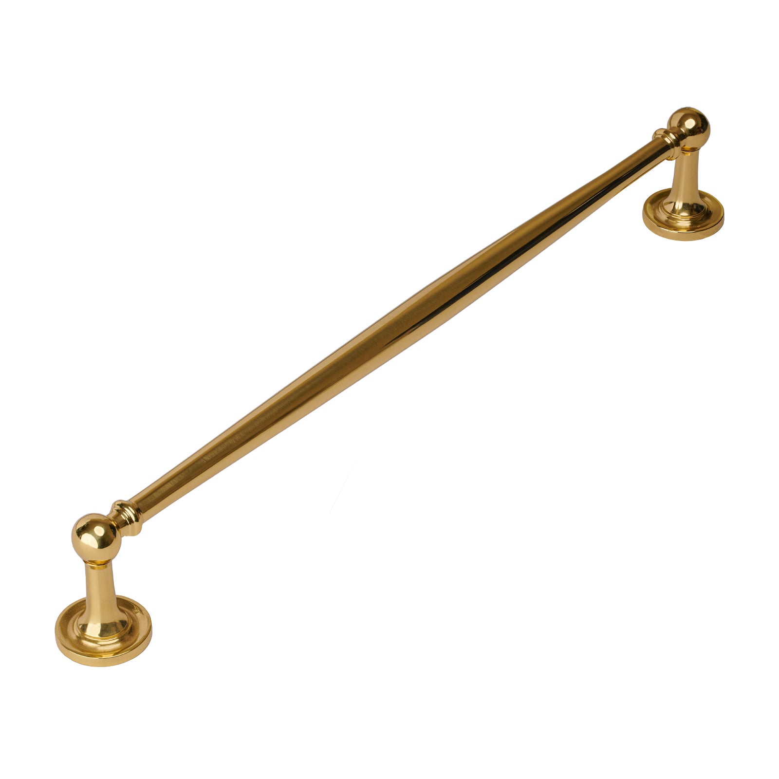 polished brass traditional kitchen pull handle