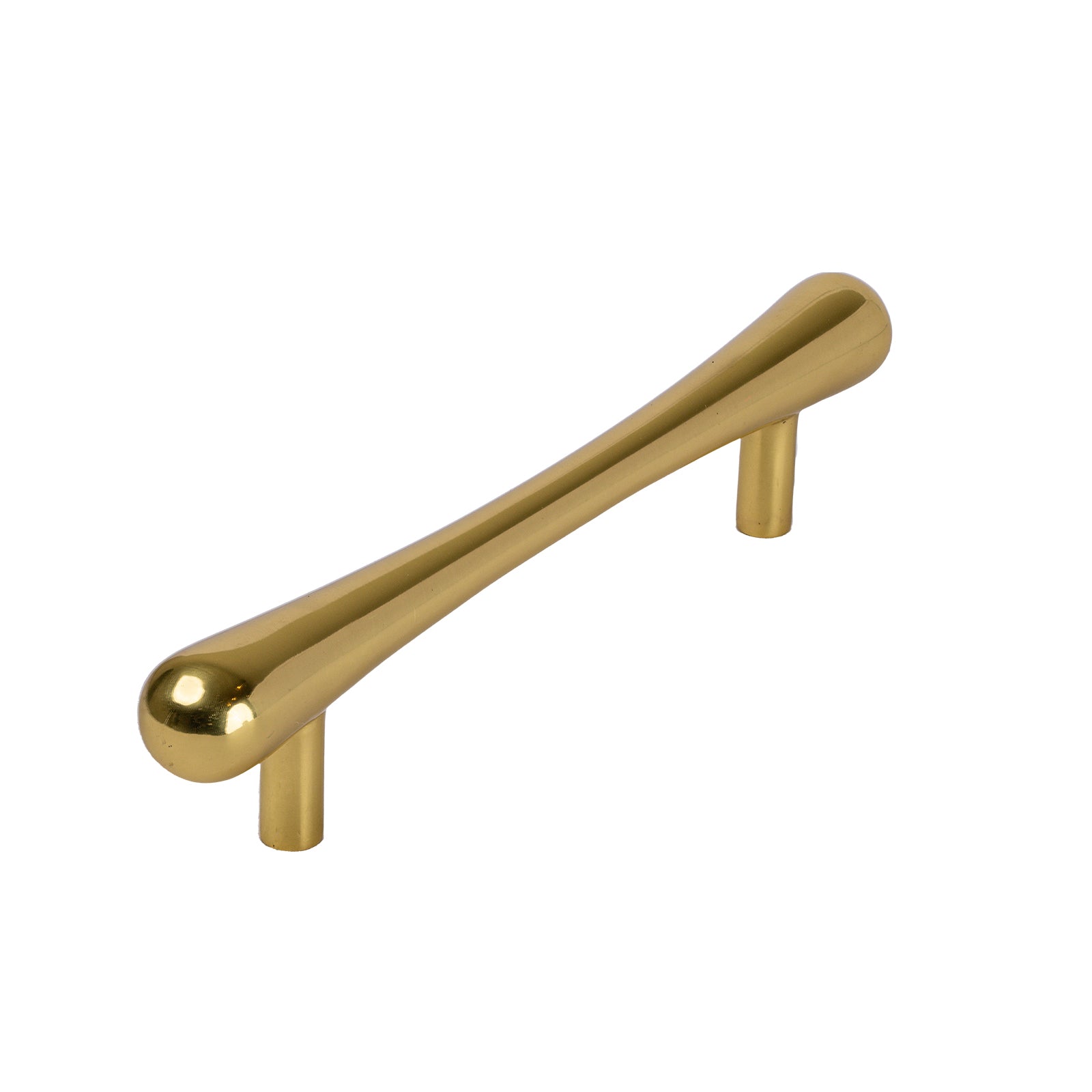Polished brass Raindrop Pull Handles SHOW