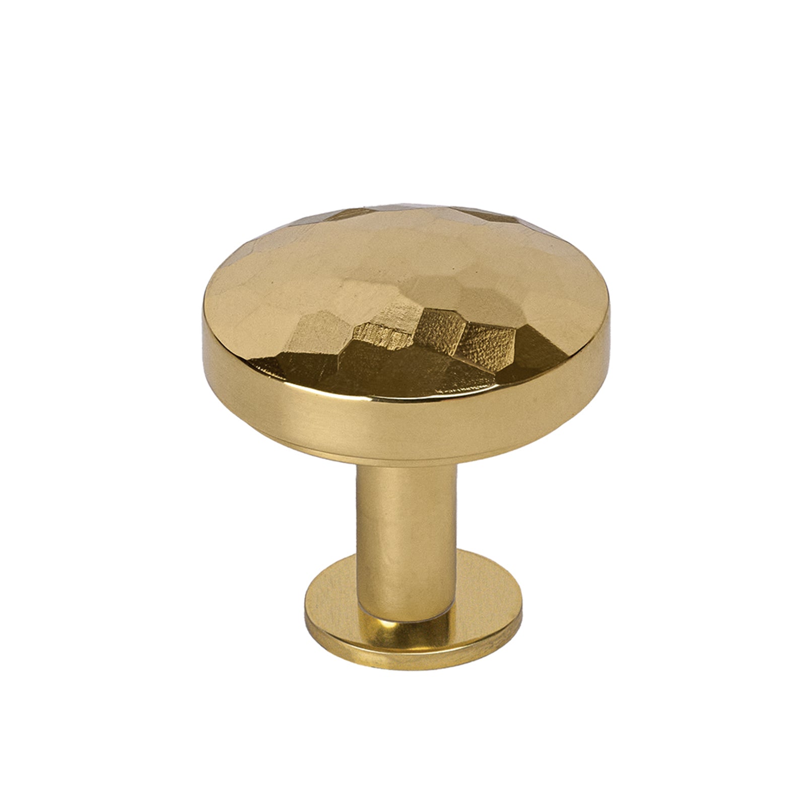 polished brass hammered knobs, kitchen cupboard knobs SHOW