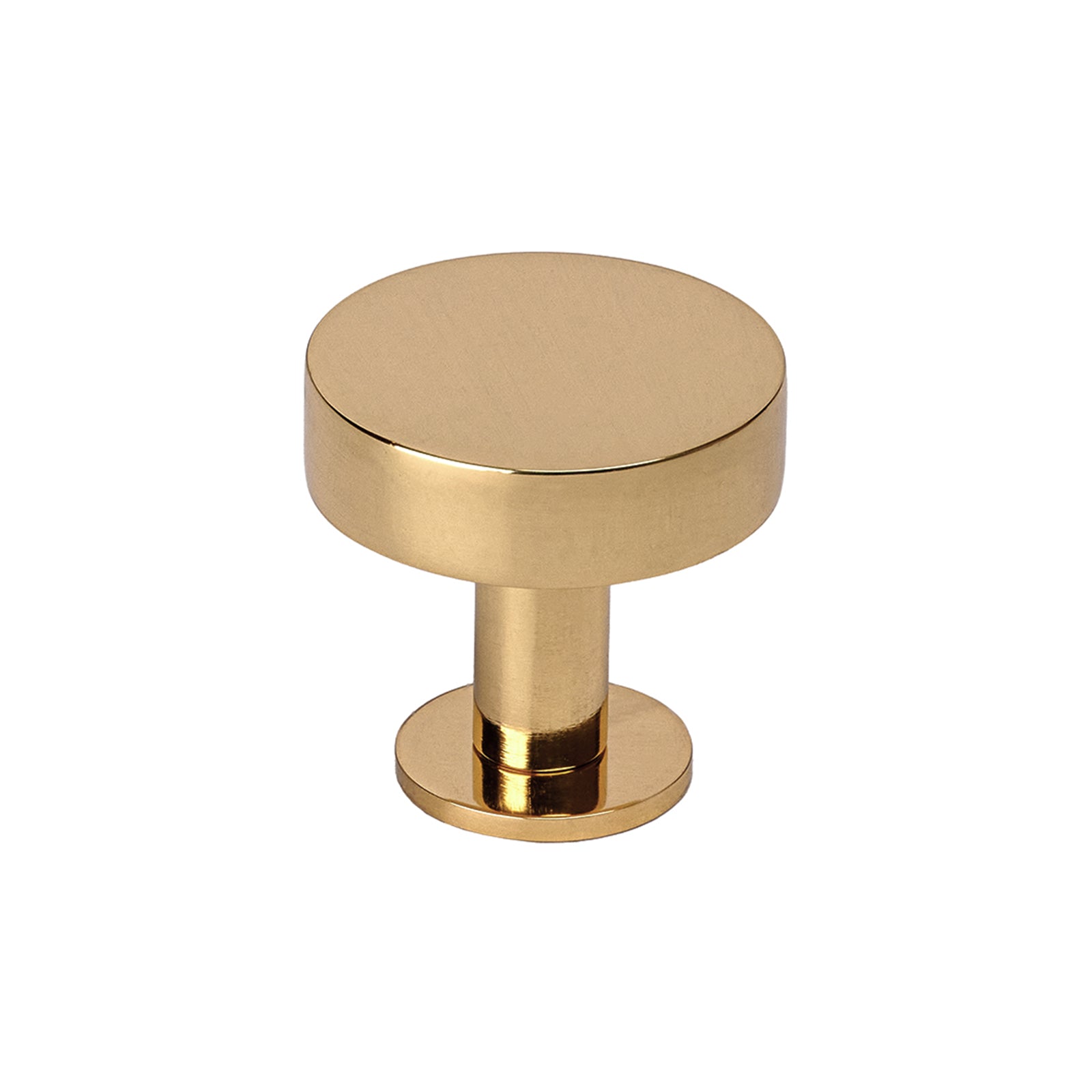  brass cabinet knobs on rose, kitchen cupboard knobs with roseplate SHOW
