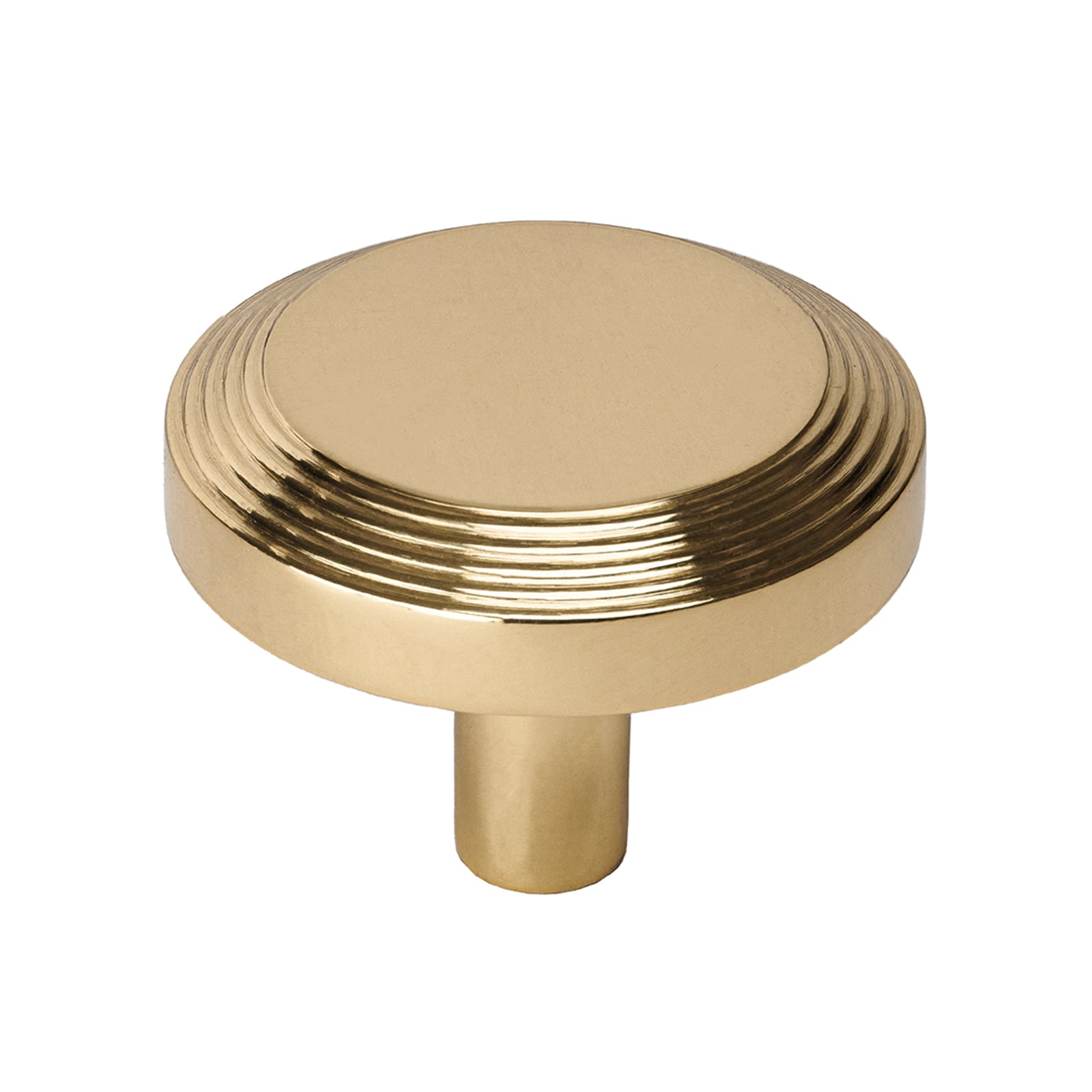 polished brass cabinet knob, kitchen hardware