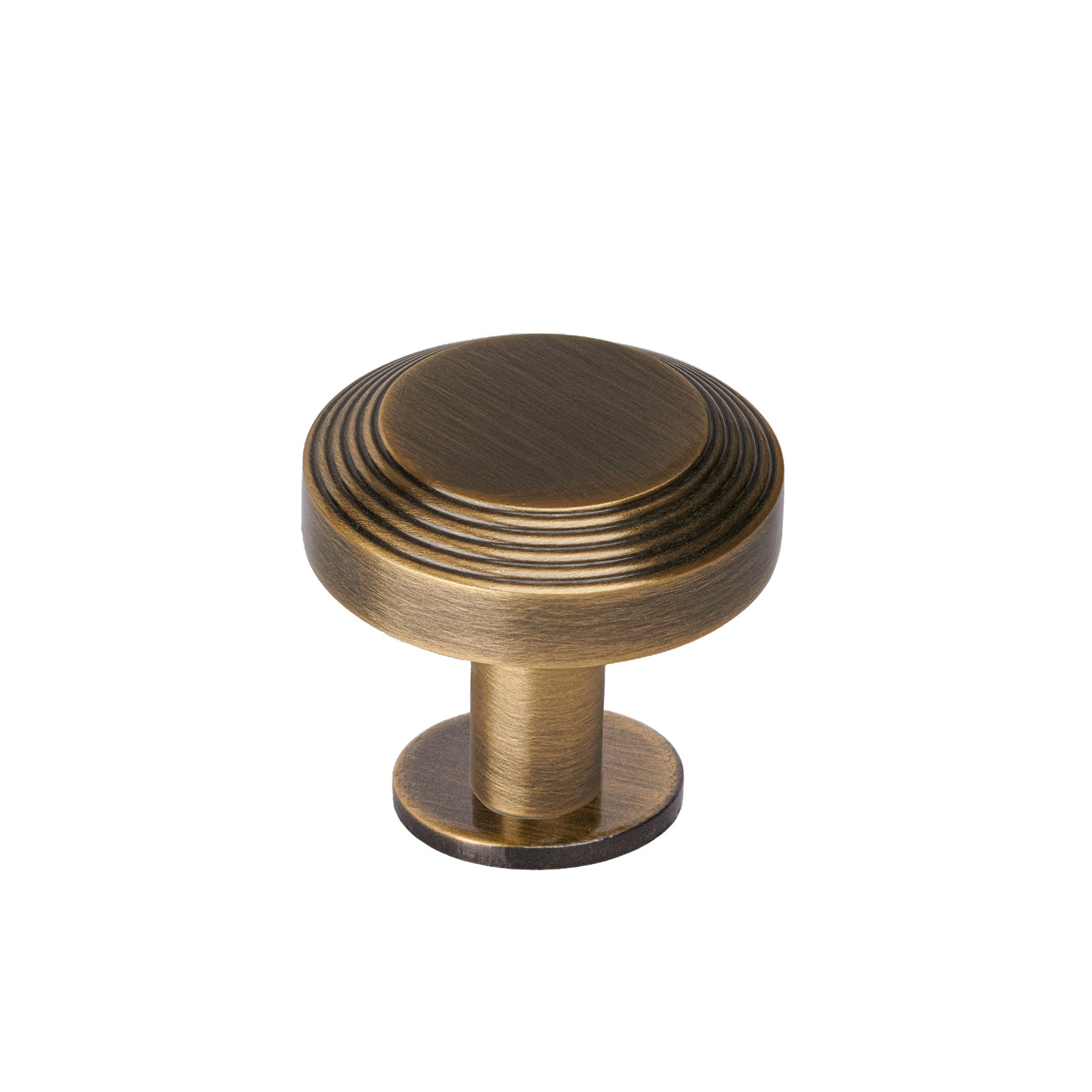 antique brass cabinet knobs on rose SHOW