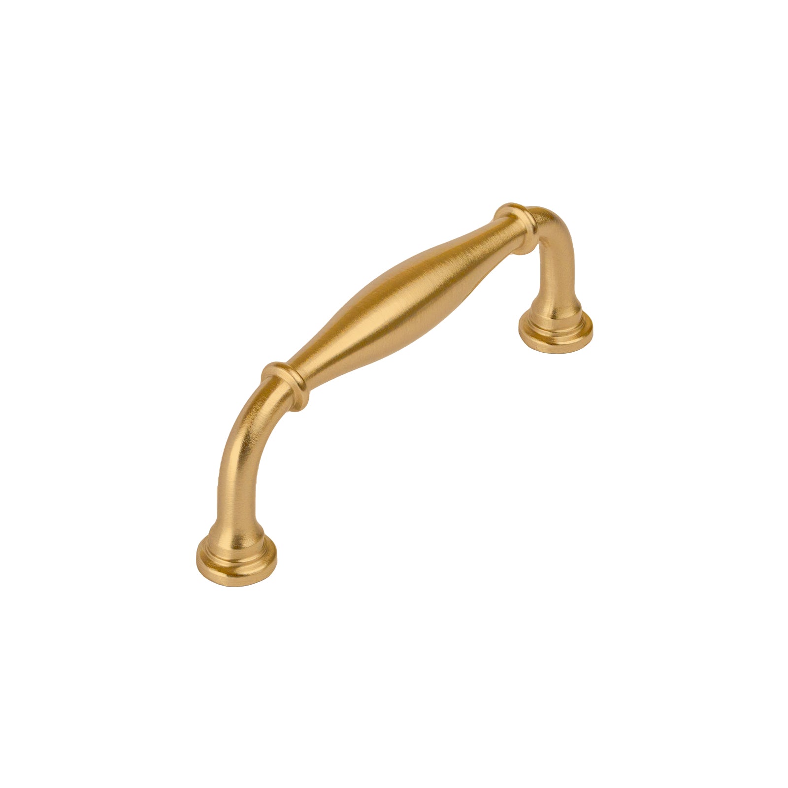 satin brass traditional kitchen cupboard handle, brass pull handle SHOW
