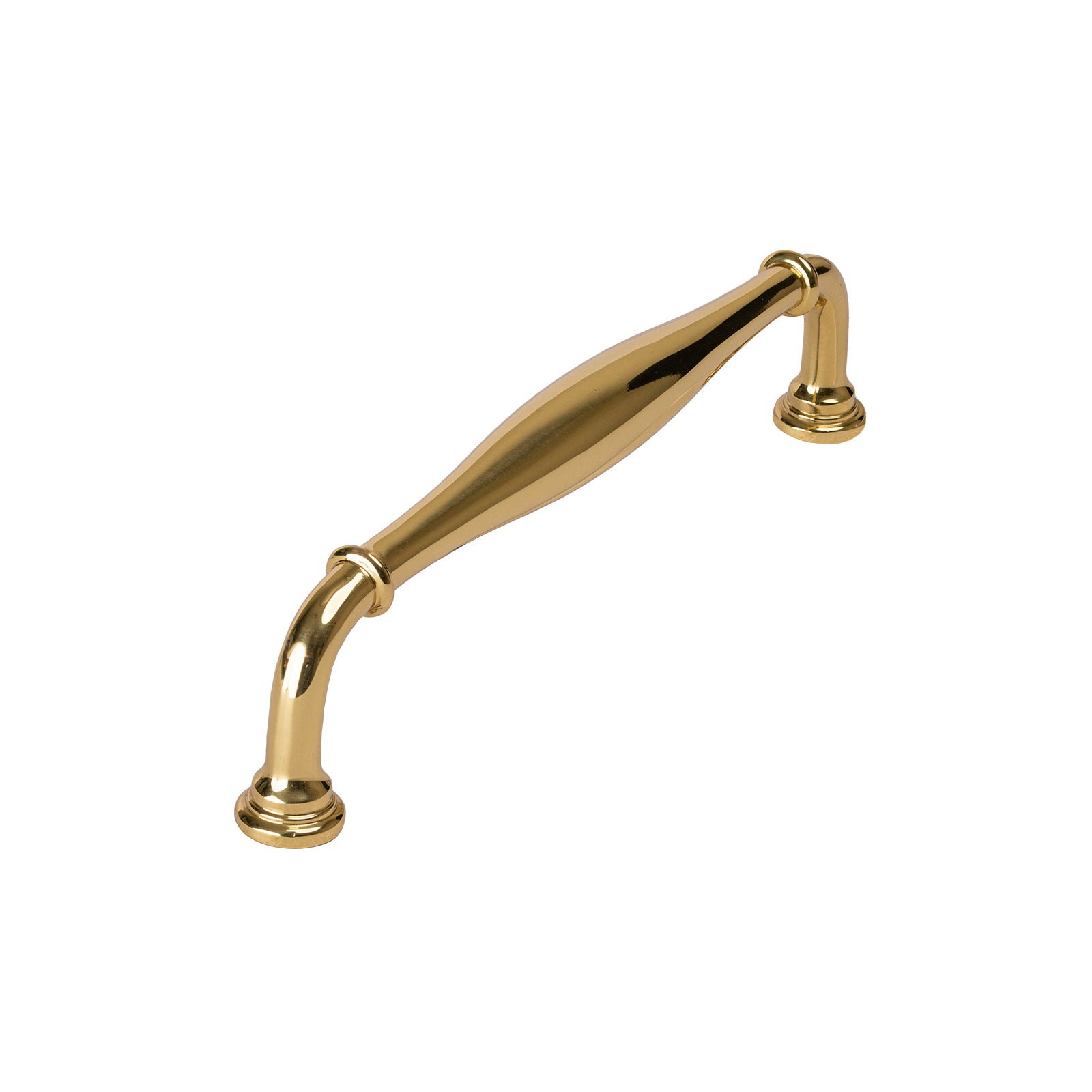 polished brass pull handle, kitchen cupboard handle, wardrobe handle