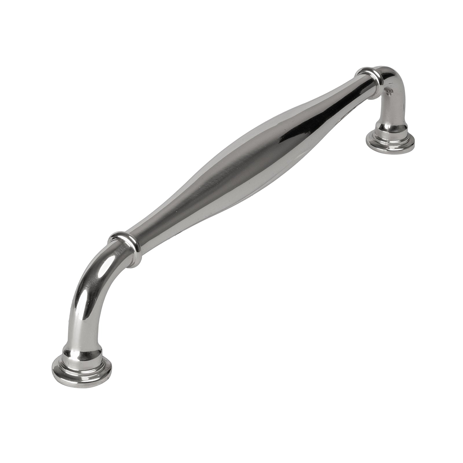 large chrome traditional pull handle