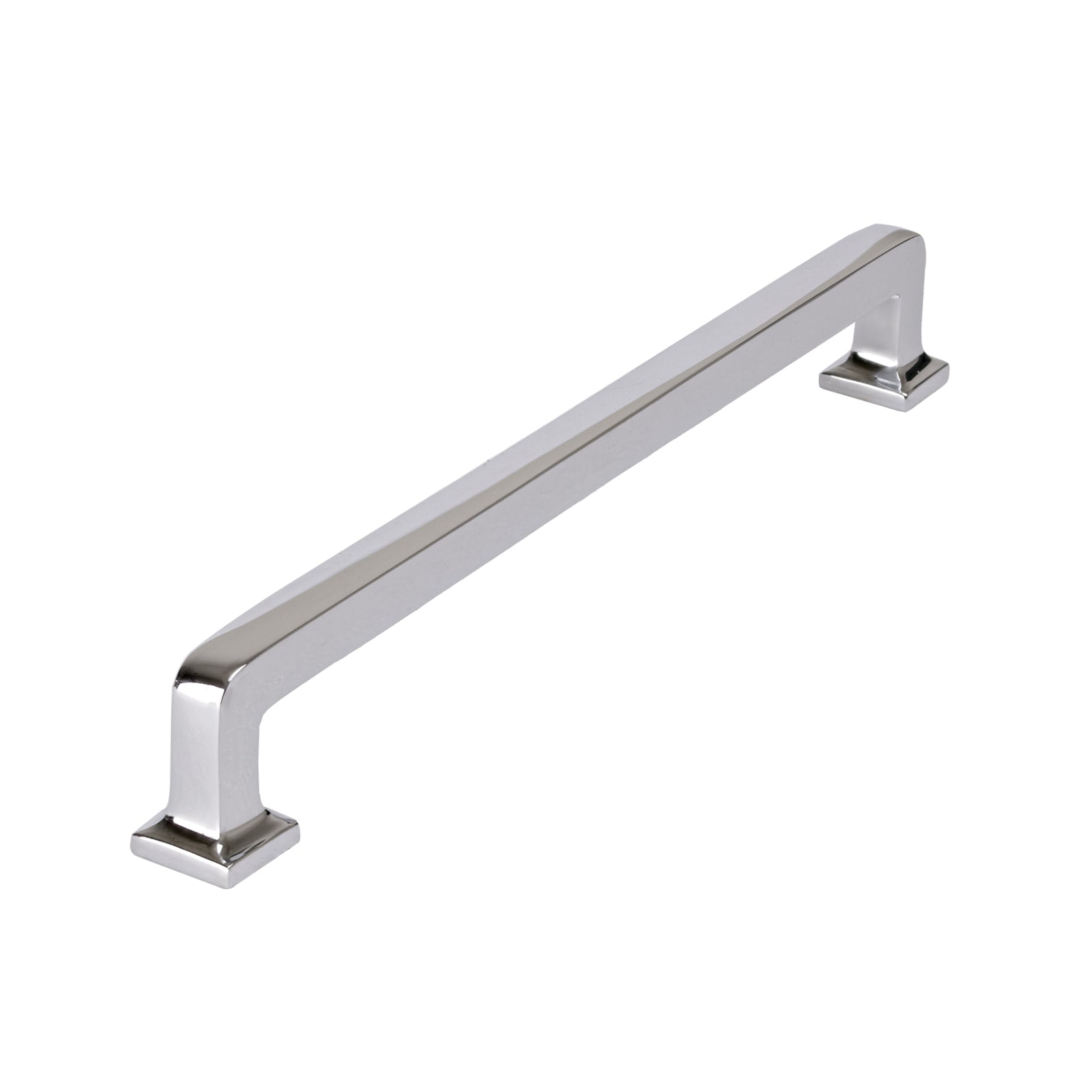 polished chrome kitchen pull handle