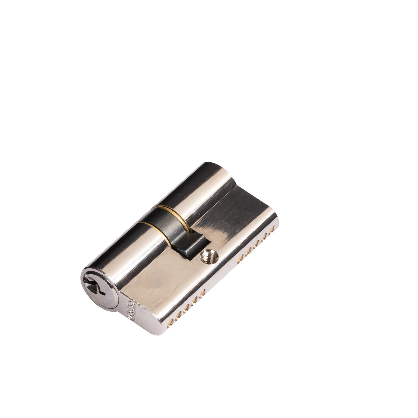 chrome 5 pin euro cylinder lock key to key 60mm SHOW