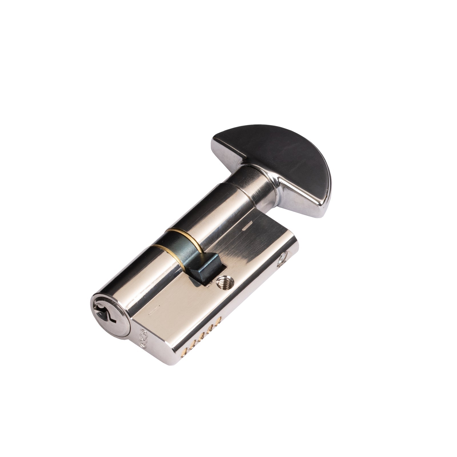chrome euro cylinder lock key to turn architectural lock SHOW