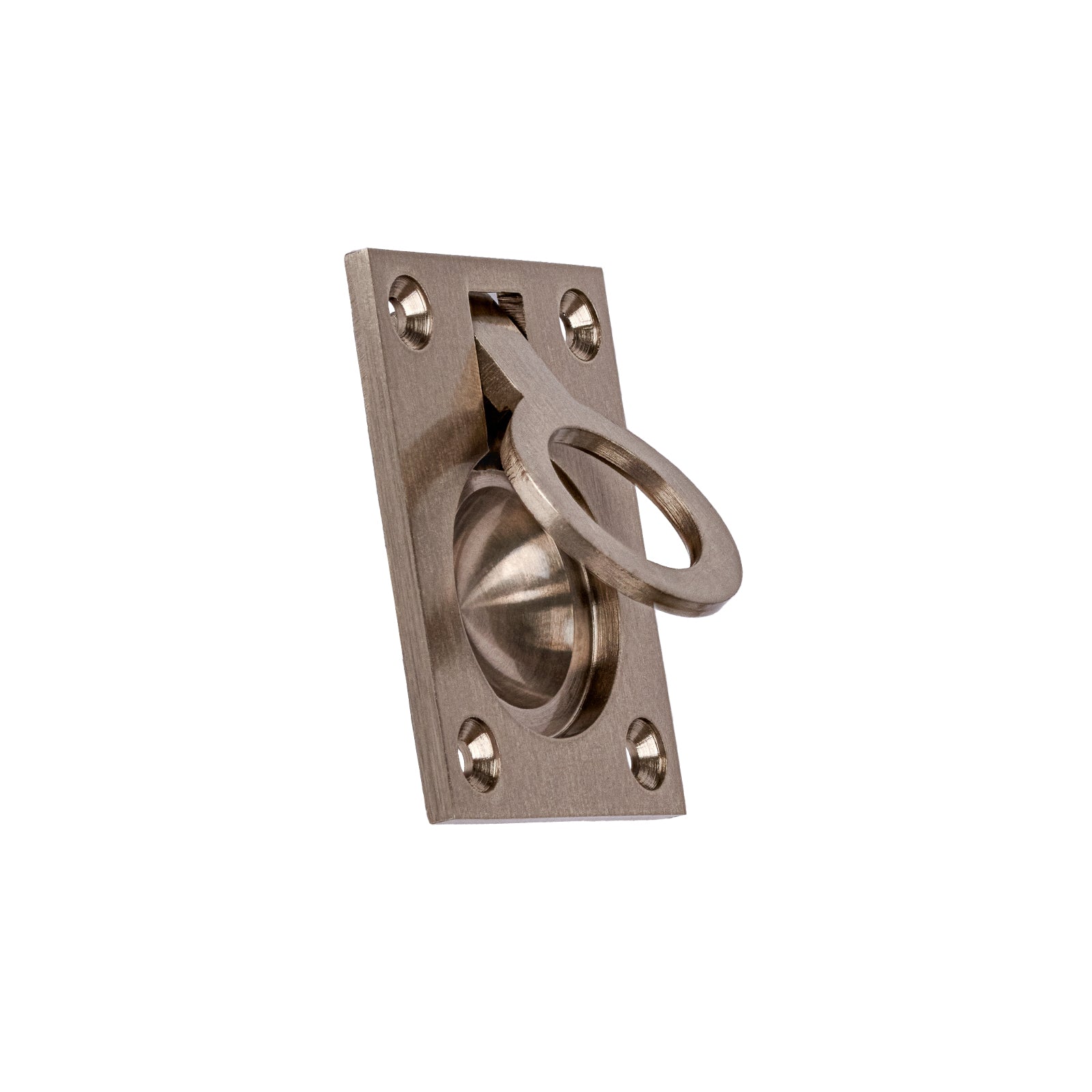 satin nickel flush ring cabinet pull, kitchen ring pull handle SHOW