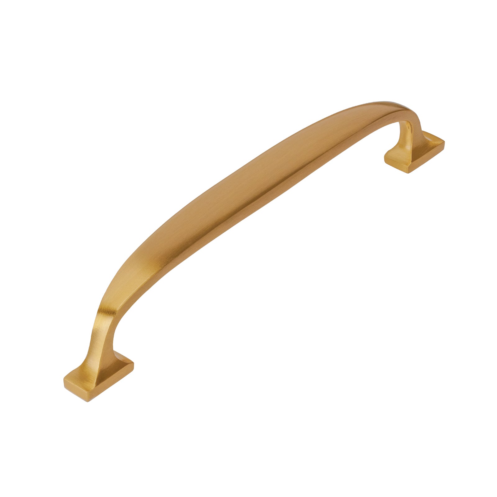 satin brass kitchen pull handle