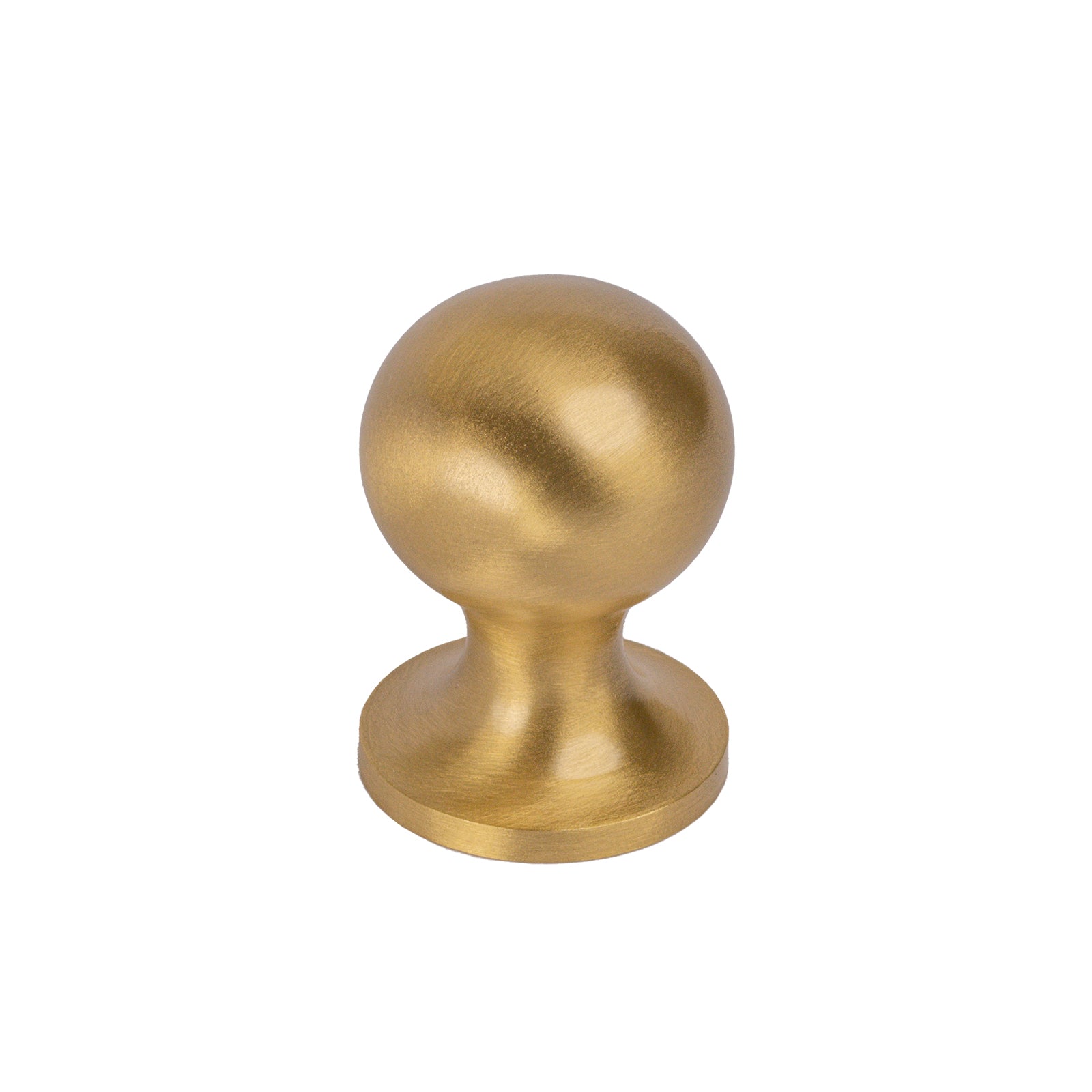 satin brass kitchen cabinet knob, ball shape knob