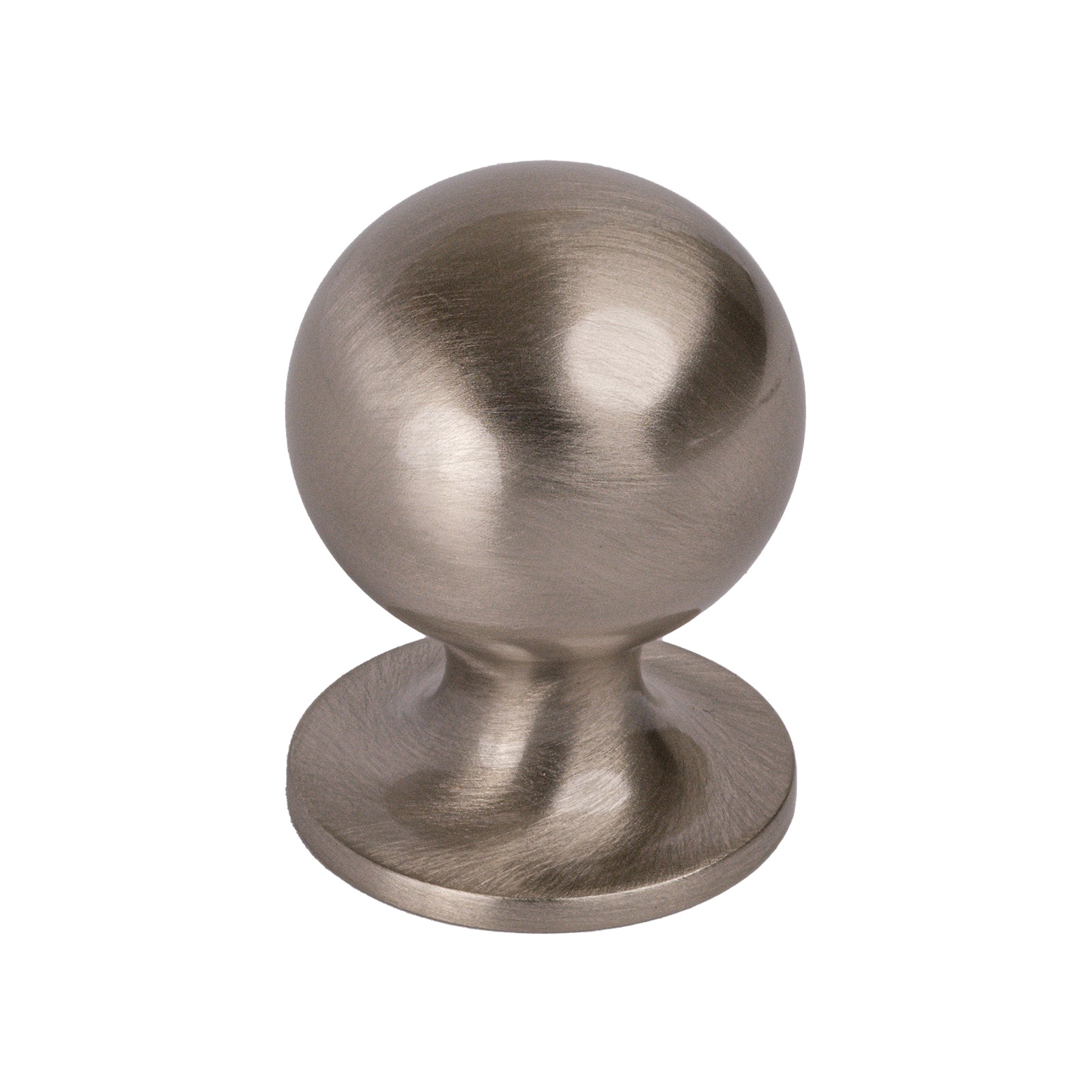 ball shape satin nickel kitchen cupboard knob