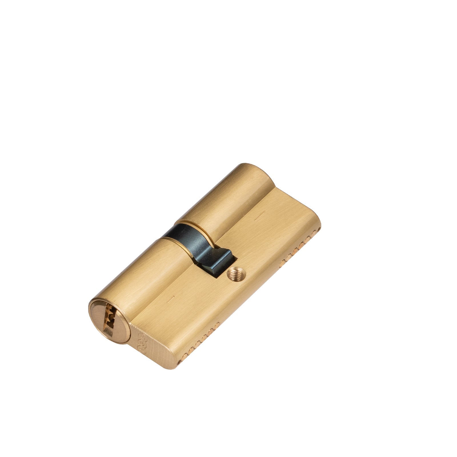 satin brass maximum security euro profile cylinder lock SHOW