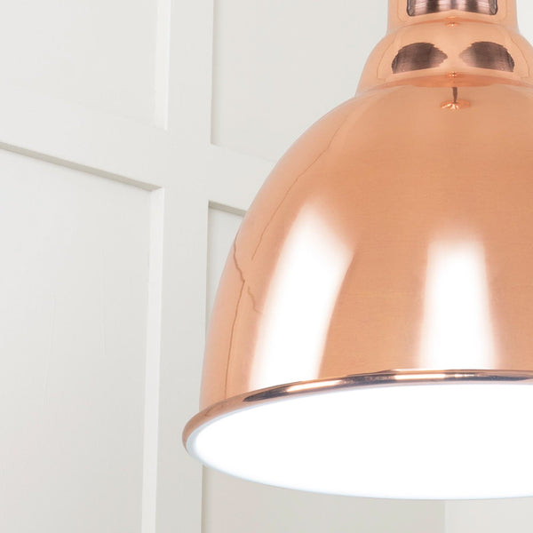 SHOW SHOW Close Up Image of Brindley Ceiling Light in Frost White