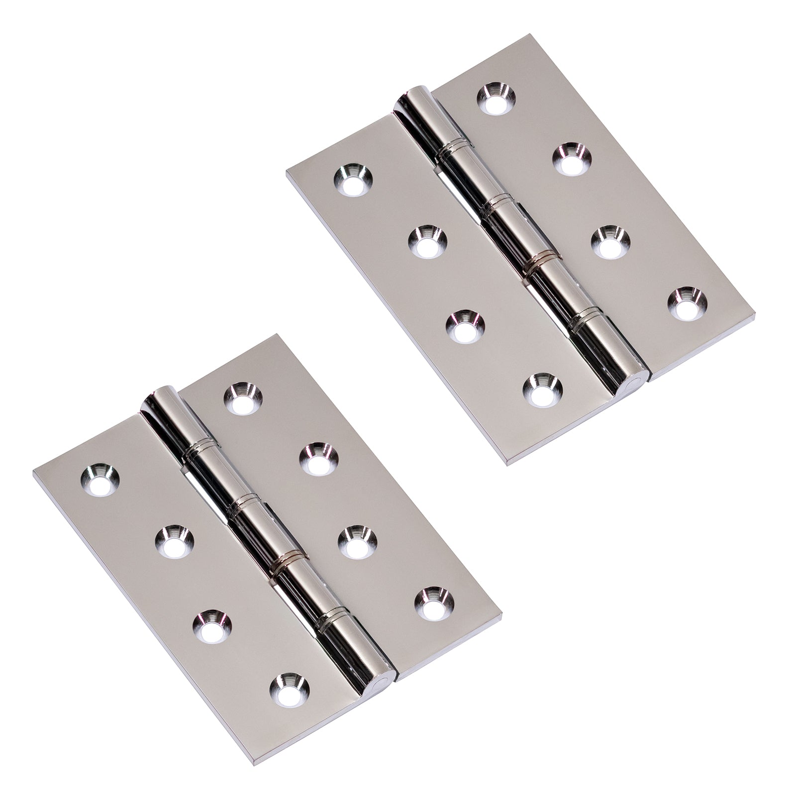 Solid Brass 4 Inch Butt Hinge in Polished Chrome Finish