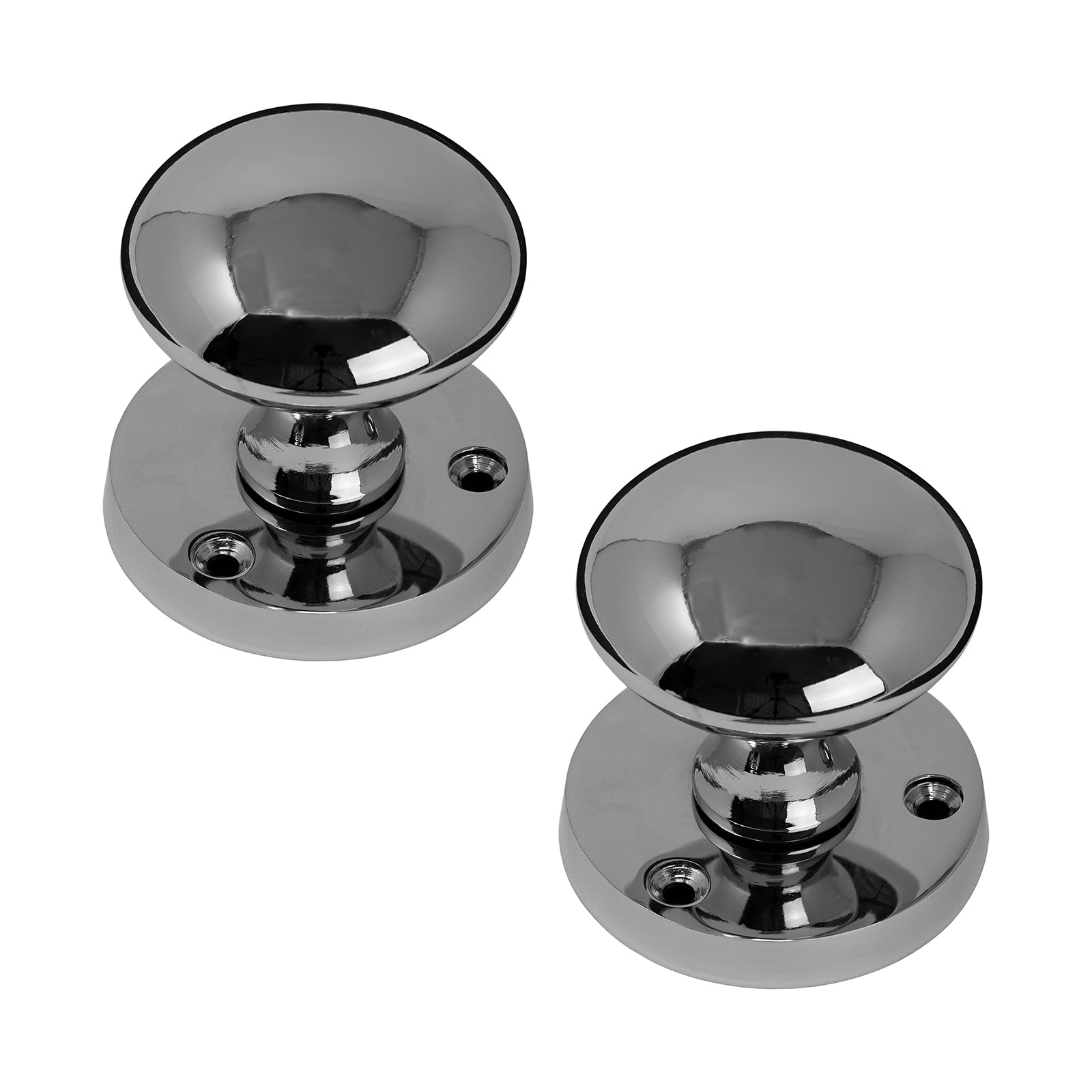 Chrome internal door knobs SHOW