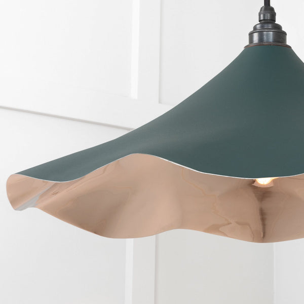 SHOW SHOW Close Up Image of Flora Ceiling Light in Dingle in smooth Nickel