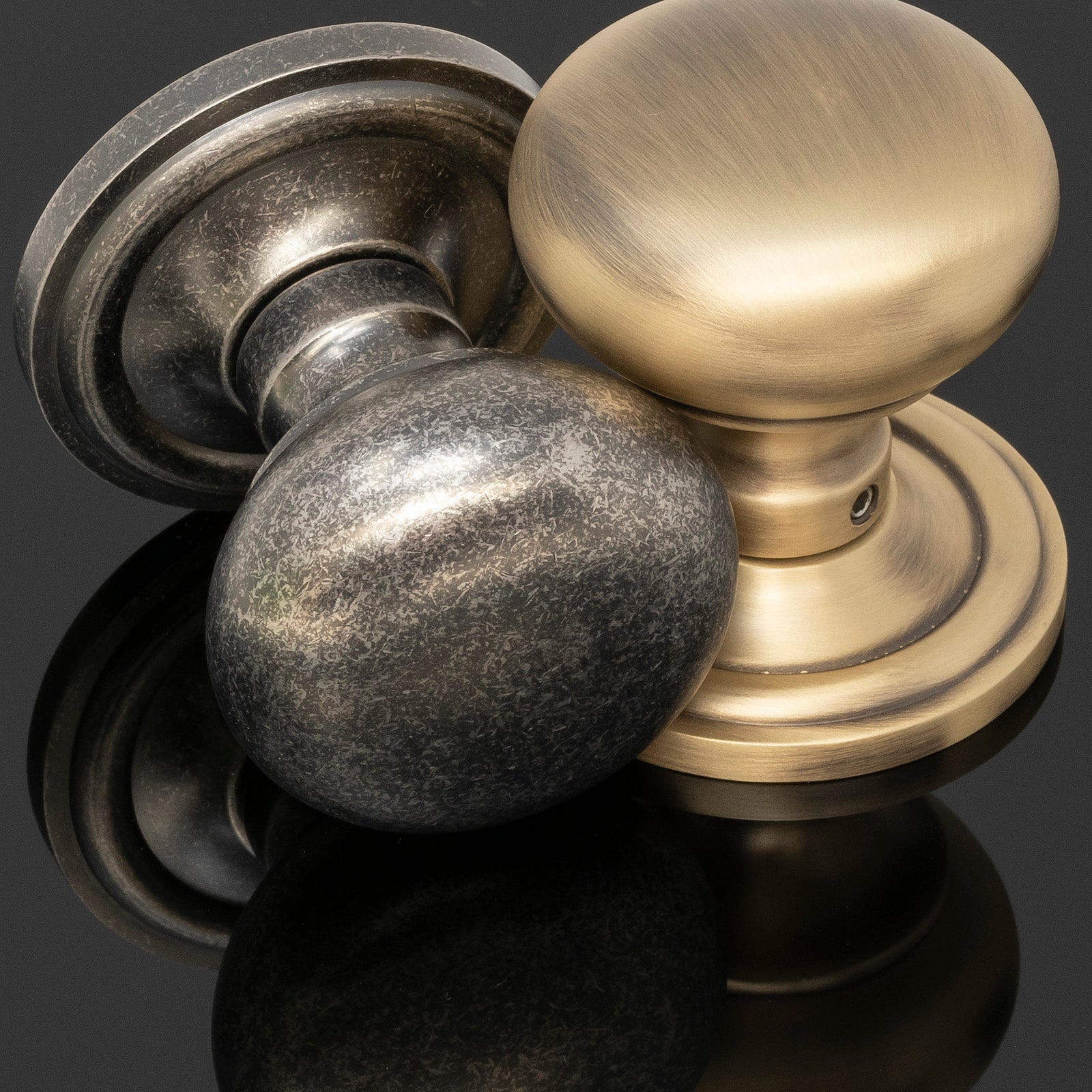 Solid Brass Mushroom Door Knobs SHOW