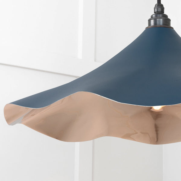 SHOW SHOW Close Up Image of Flora Ceiling Light in Dusk in smooth Nickel