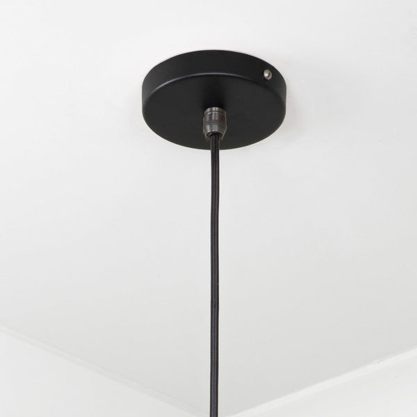 SHOW SHOW Close Up Image of Ceiling rose for Frankley Ceiling Light in Elan Black