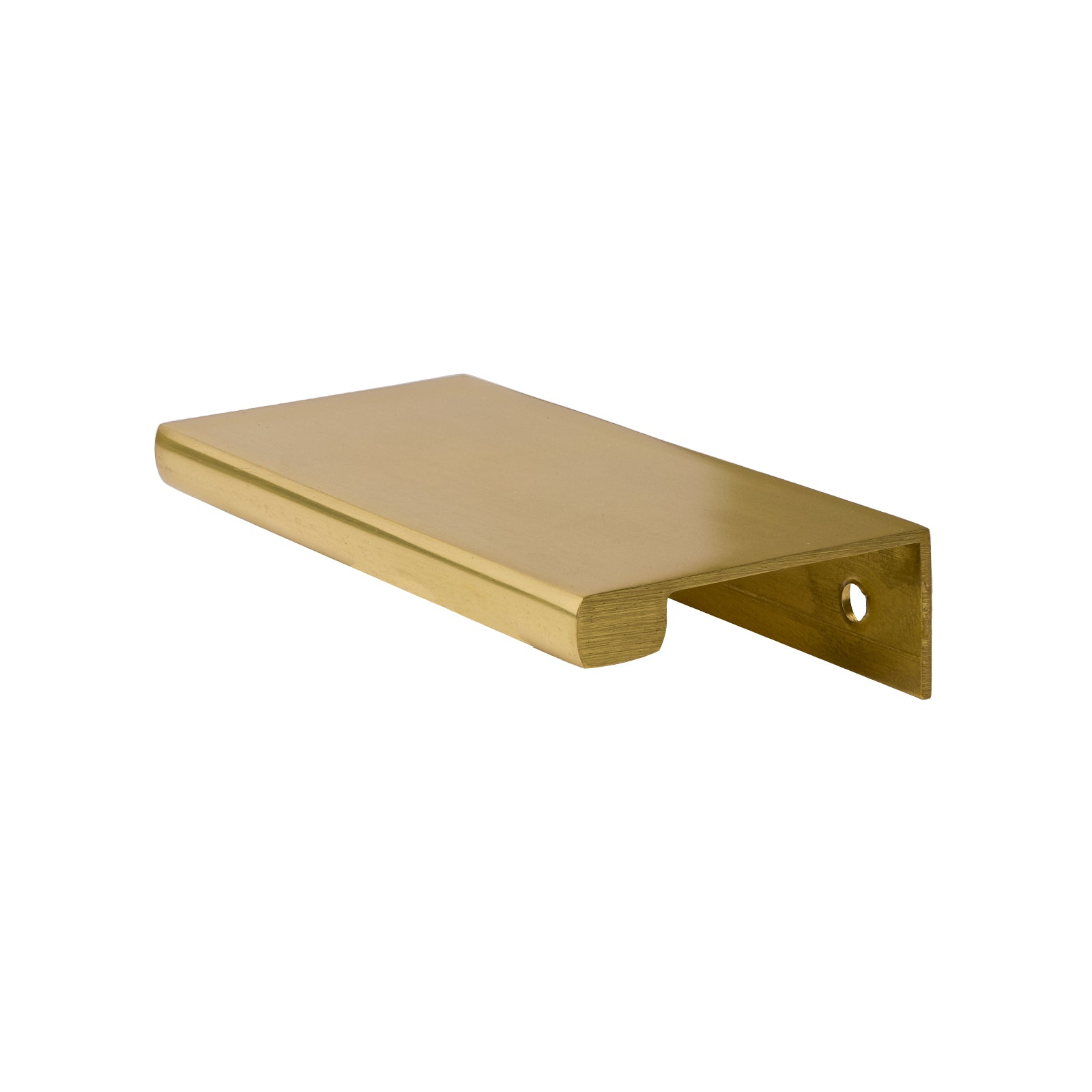 brass square lip cabinet edge pull, cupboard finger pulls