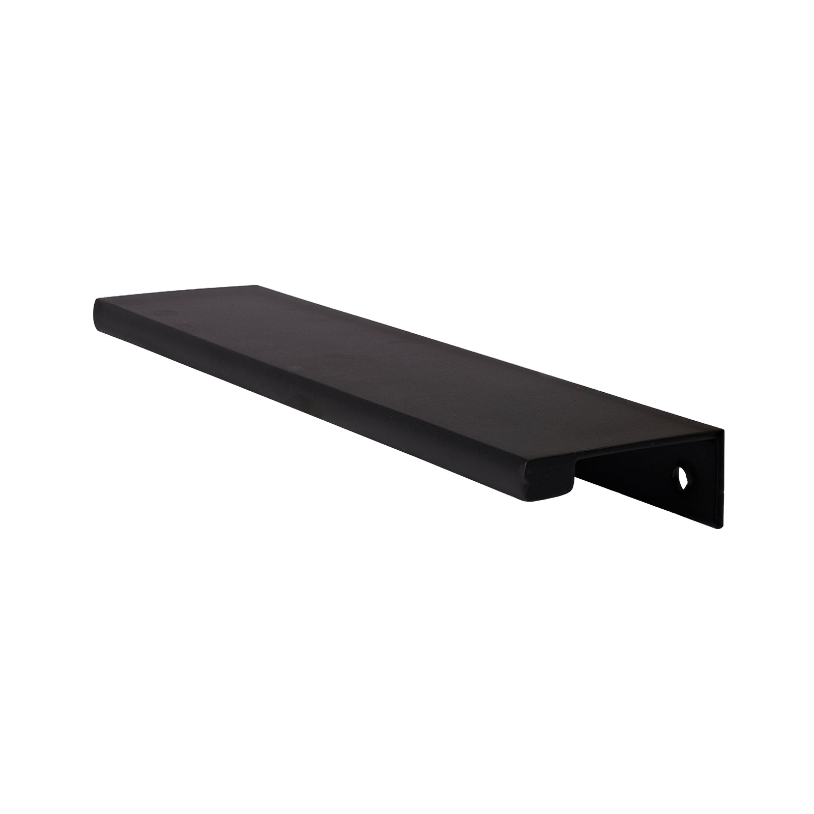 black  large cupboard edge pull, door edge finger pull, edge pull handle